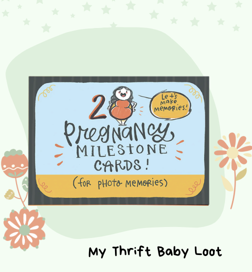 NEW Aliciasouza pregnancy milestone cards